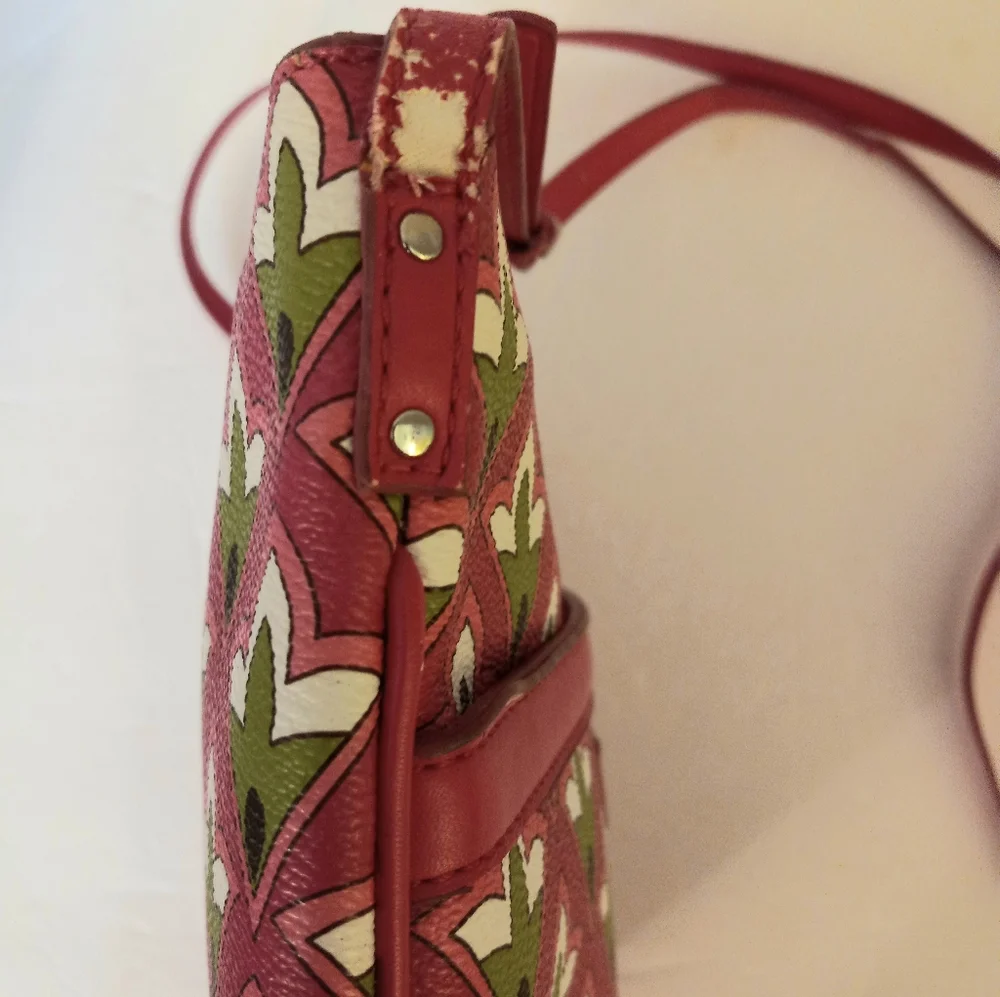 Vera Bradley slim & trim petite pink hipster crossbody bag